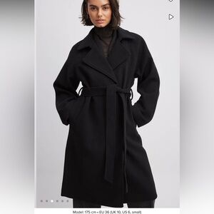 NA-KD Belted coat